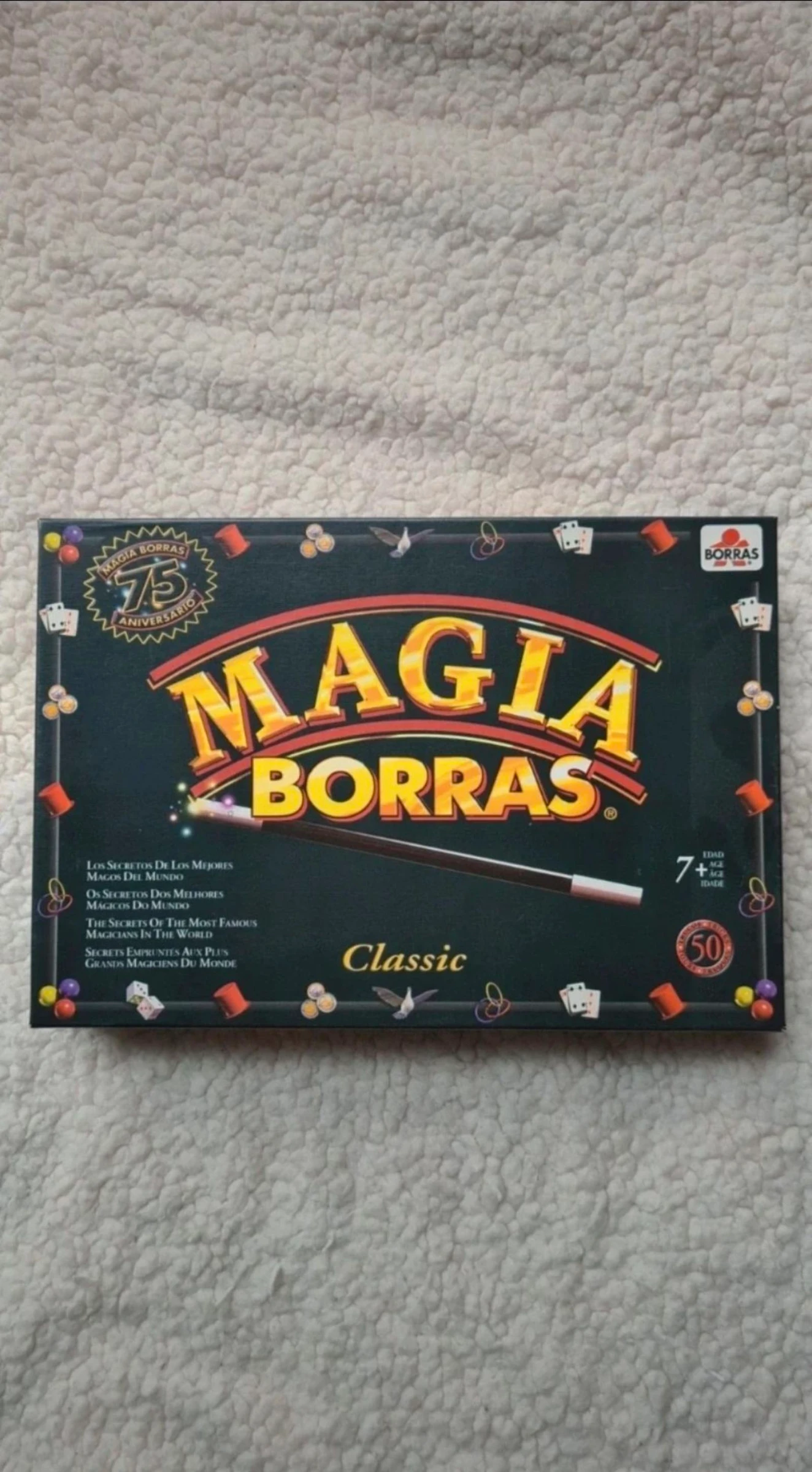 Conjunto de magia - 50 truques da marca Borras